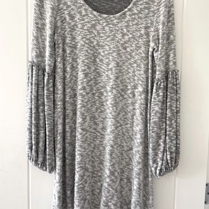 Fleece Bell Sleeve Dress